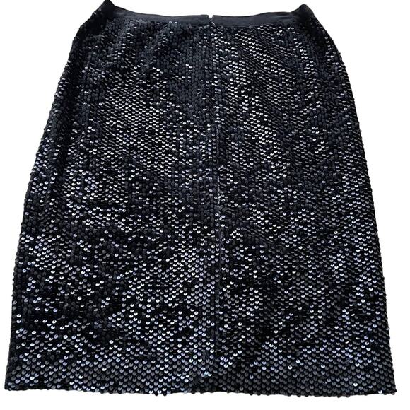 Ann Taylor Dresses & Skirts - Ann Taylor Blue-Black Paillette Covered Velvet Skirt Size 10 NWOT
